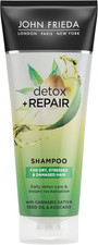 John Frieda Detox & Repair Shampoo 250 Ml, Hydrating and Smoothing Shampoo for D