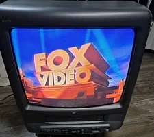 Vintage Zenith TVBR1322Z 13" TV VCR Combo • Tested & Works -  Nice Gaming CRT TV