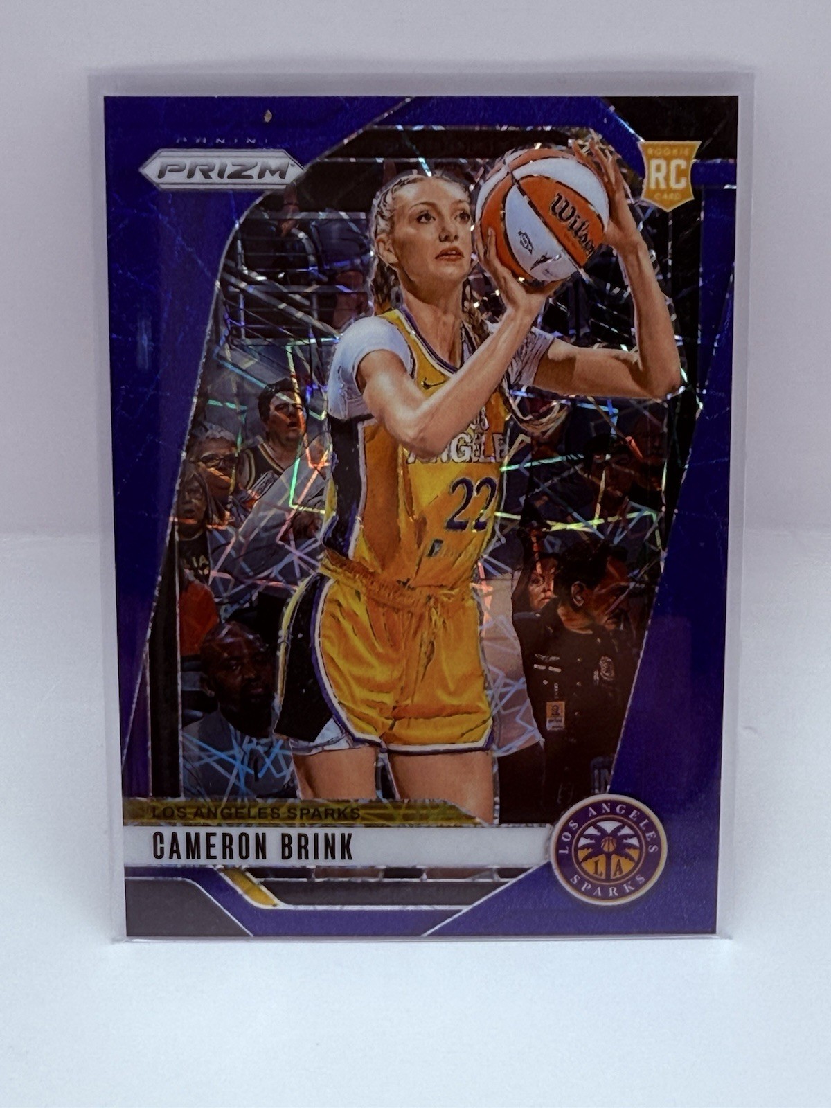 2024 Panini Prizm WNBA - Cameron Brink #127 Blue Velocity Prizm (RC)