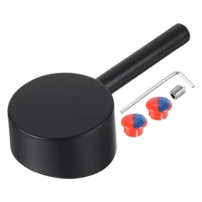 40mm Single Lever Faucet Handle for Kitchen 4.3" x 1.8" Black