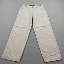 Vintage Levis Pants Mens 34x30 Beige Silvertab Khakis Carpenter Relaxed Baggy