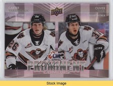 2024 Upper Deck CHL Prominent Combos Carter Yakemchuk Oliver Tulk #PC-1 READ z6b