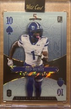 2026 Wild Card Football RC TED HURST Rookie 5 Card Draw Black Tie Edition 2/2