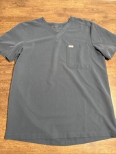 FIGS Leon Scrub Top Mens Medium V-Neck Technical Collection FM1500 PO 3019