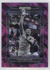 2023-24 Panini Prizm Draft Picks Purple Ice 34/149 Karl Malone #93 HOF 0x3f