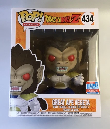 Dragon Ball Z Great Ape Vegeta 6" #434 NYCC 2018 Exclusive Funko Pop!