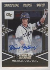 2020 Elite Extra Edition College Tickets Signatures Michael Guldberg Auto h6c