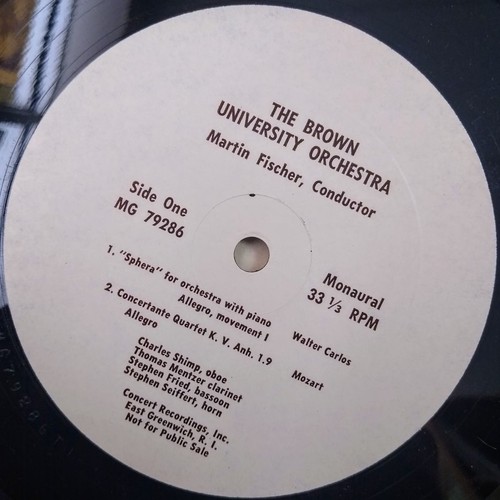 Walter Carlos - Sphera for orchestra & piano LP ~ Wendy Carlos early-mid '60s - Foto 2 di 2