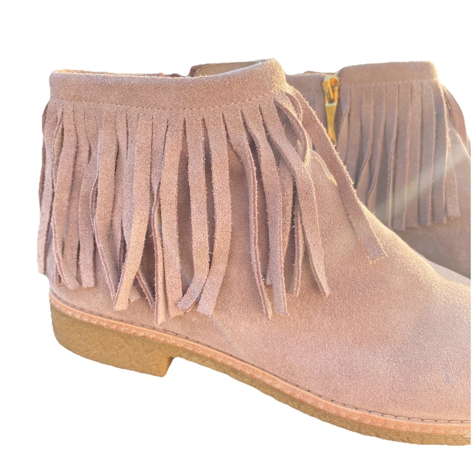 Botín Kate Spade Beige Gamuza Cremallera Para Mujer Talla 8.5~Nuevo~ Foto 2 de 4