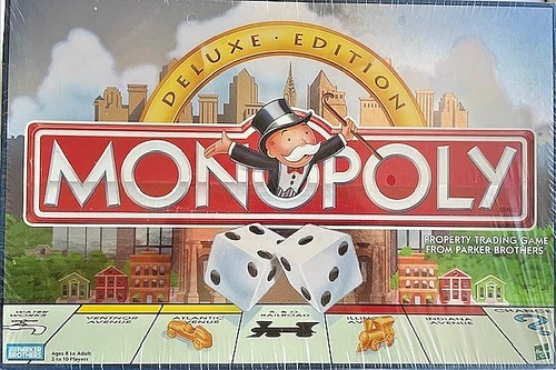 1998 Monopoly Deluxe Edition Hasbro ParkerBrothers Board Game NEW Sealed Vintage