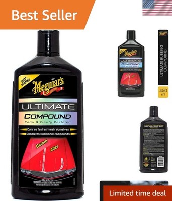 Meguiar s Ultimate Compound, Pro-Grade Car Scratch Remover for Paint Correcti...