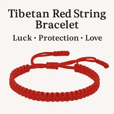 Red String Tibetan Good Luck Fortune Bracelet Kabbalah Evil Eye Protection Lucky