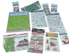 Christmas Scrapbooking Stickers Lot Of 12 Packs Various Manufacturers New