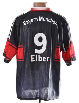 BAYERN MUNCHEN 1997/1999 HOME FOOTBALL SHIRT SIZE XL ADULT ELBER #9