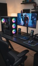 Fast Gaming PC Bundle Core i7 16GB 1TB+128GB SSD RTX 3050 6GB Win 11 Pro