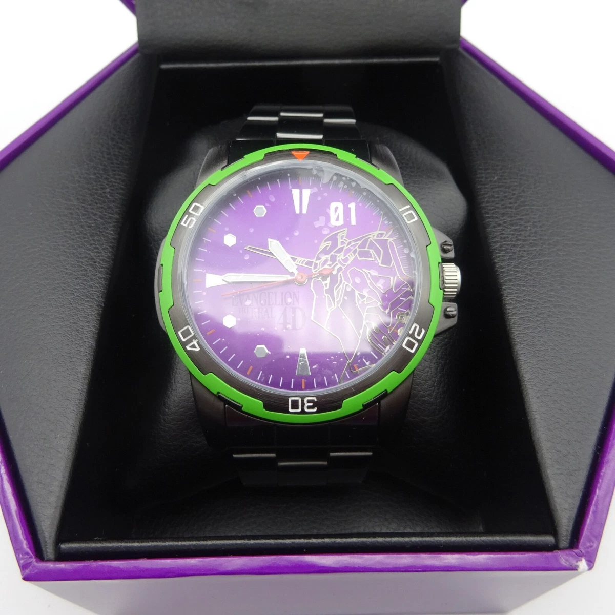 USJ Evangelion Wrist Watch Unit 01 Model Limited Universal Studios Japan