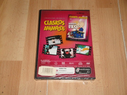 PORKY PIG CLASICOS ANIMADOS COLECCION INFANTIL EN DVD NUEVA PRECINTADA - Imagen 2 de 2