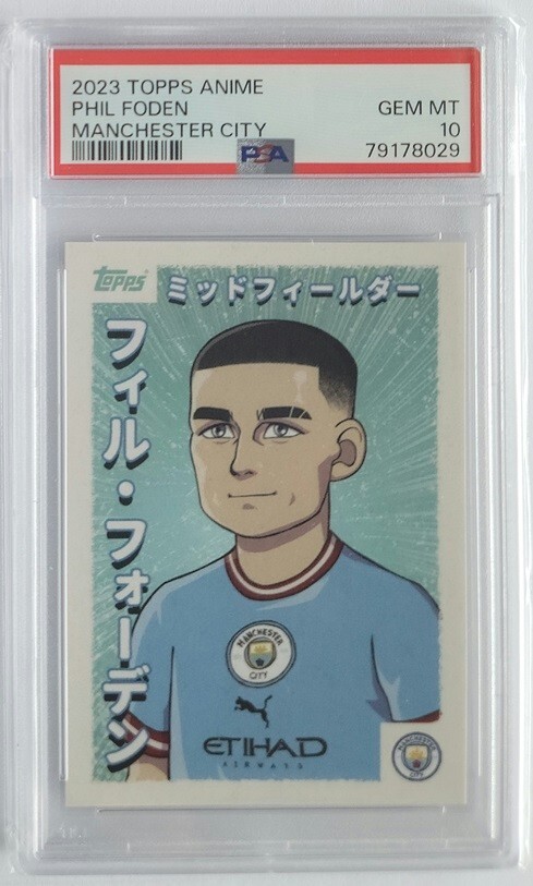2023 Topps Anime Phil Foden Manchester City PSA 10 | eBay