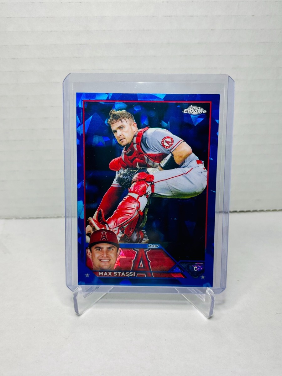 2023 Topps Chrome MAX STASSI Sapphire #85 Angels | eBay