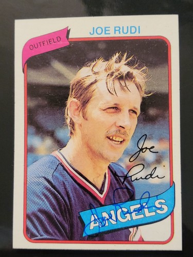 1980 Topps Joe Rudi #556 *IP* Auto🔥🔥 - Bild 1 von 3