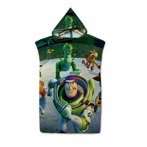 Adult Kids Cartoon Stitch Robe Towel Beach Bath Hood Quick Dry Poncho Bathrobe N - Afbeelding 77 van 83