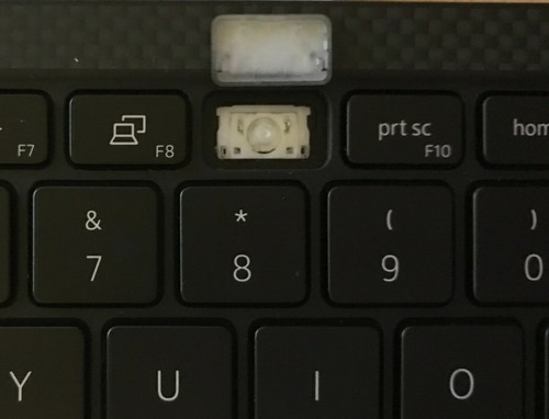 Keyboard Replacement Keys for Dell XPS 15 9500 Laptops UK Layout Backlit - Picture 6 of 8