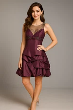 Vintage Juliet Babydoll Dress Women S Purple Beaded Fairy Ethereal Whimsical Y2K