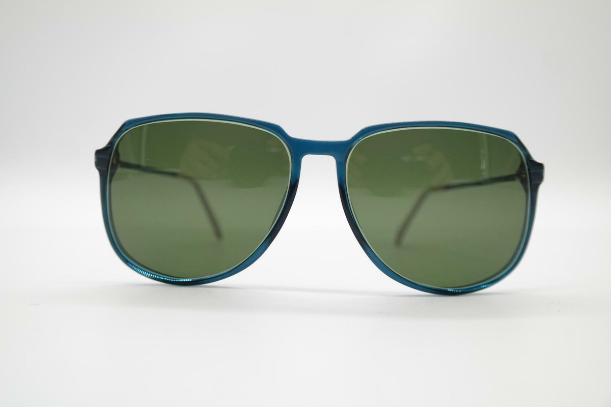 Lunettes De Soleil Vintage Flair 332 - Cadre Or, Verres Rouge Ovale - Modèle Rétro NOS