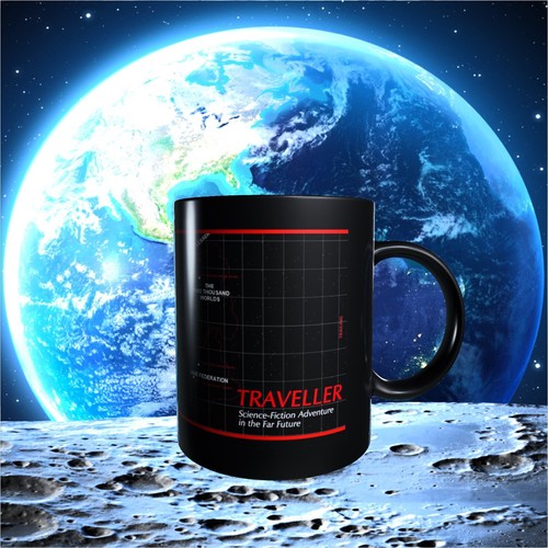 RPG - Classic Travellers Mugs (5 Designs) - 11oz Black Coffee Mugs - Picture 12 of 27