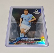2017/18 Topps Chrome UEFA Champions League Soccer Kevin De Bruyne Refractor 