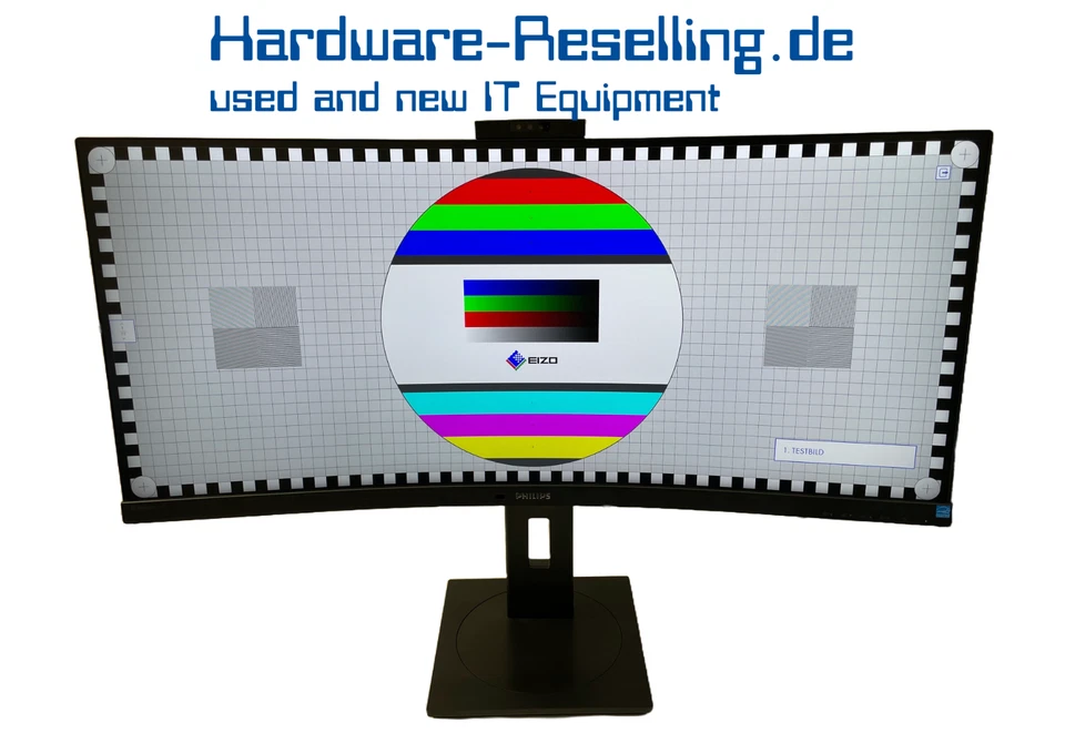 PHILIPS 346p 34" Monitor WQHD Curved UltraWide HDR 100Hz Kamera 346P1CRH/01 USBc - Bild 3 von 4