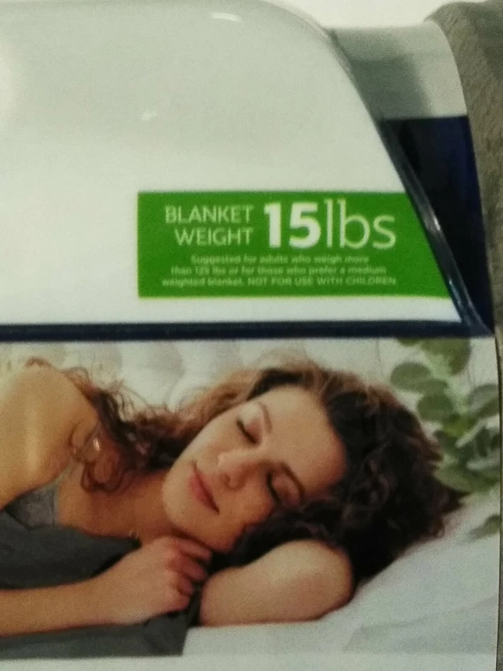 Manta con peso Seally 15 libras Foto 3 de 4