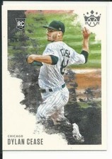DYLAN CEASE 2020 PANINI DIAMOND KINGS GREY FRAME RC CARD #64 CHICAGO WHITE SOX