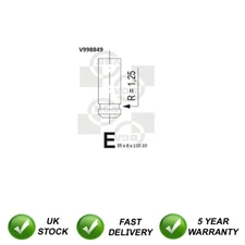 Inlet Intake Valve SJR Fits Renault Kangoo 1997- Clio 1991- 1.9 D #2 7701471704