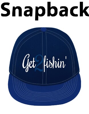 Get2fishin' Snap back... Flat bill hat