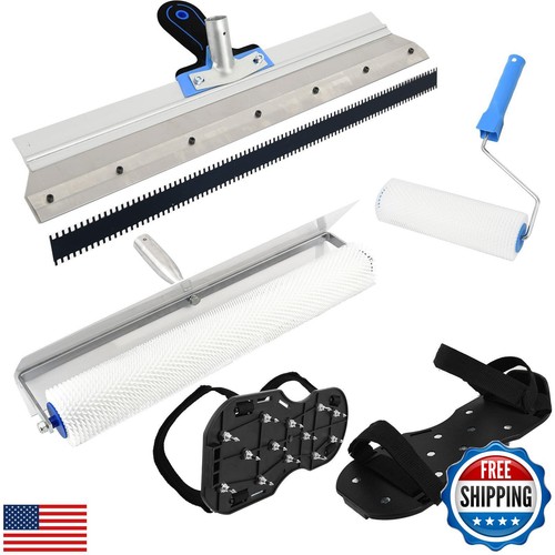 Self-Levelling Cement Tool Kit,Spike Roller for Self Leveling Cement,Epoxy Fl - 第 1/5 張圖片
