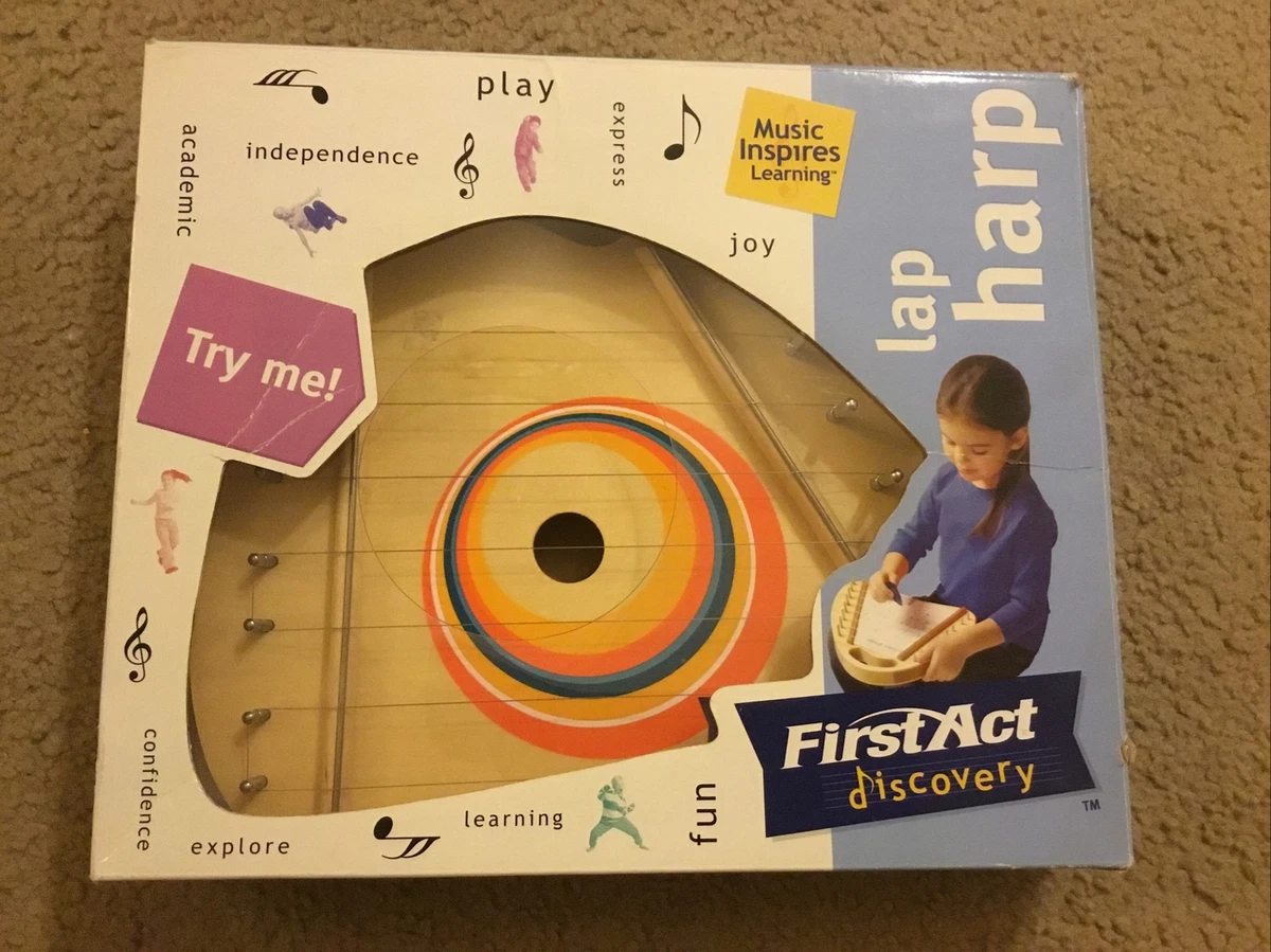 FIRST ACT Discovery LAP HARP with Box Music Cards Instrument