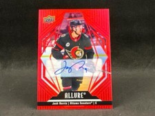 2022-23 UPPER DECK UD ALLURE HOCKEY JOSH NORRIS #55 RED RAINBOW AUTO SP SENATORS