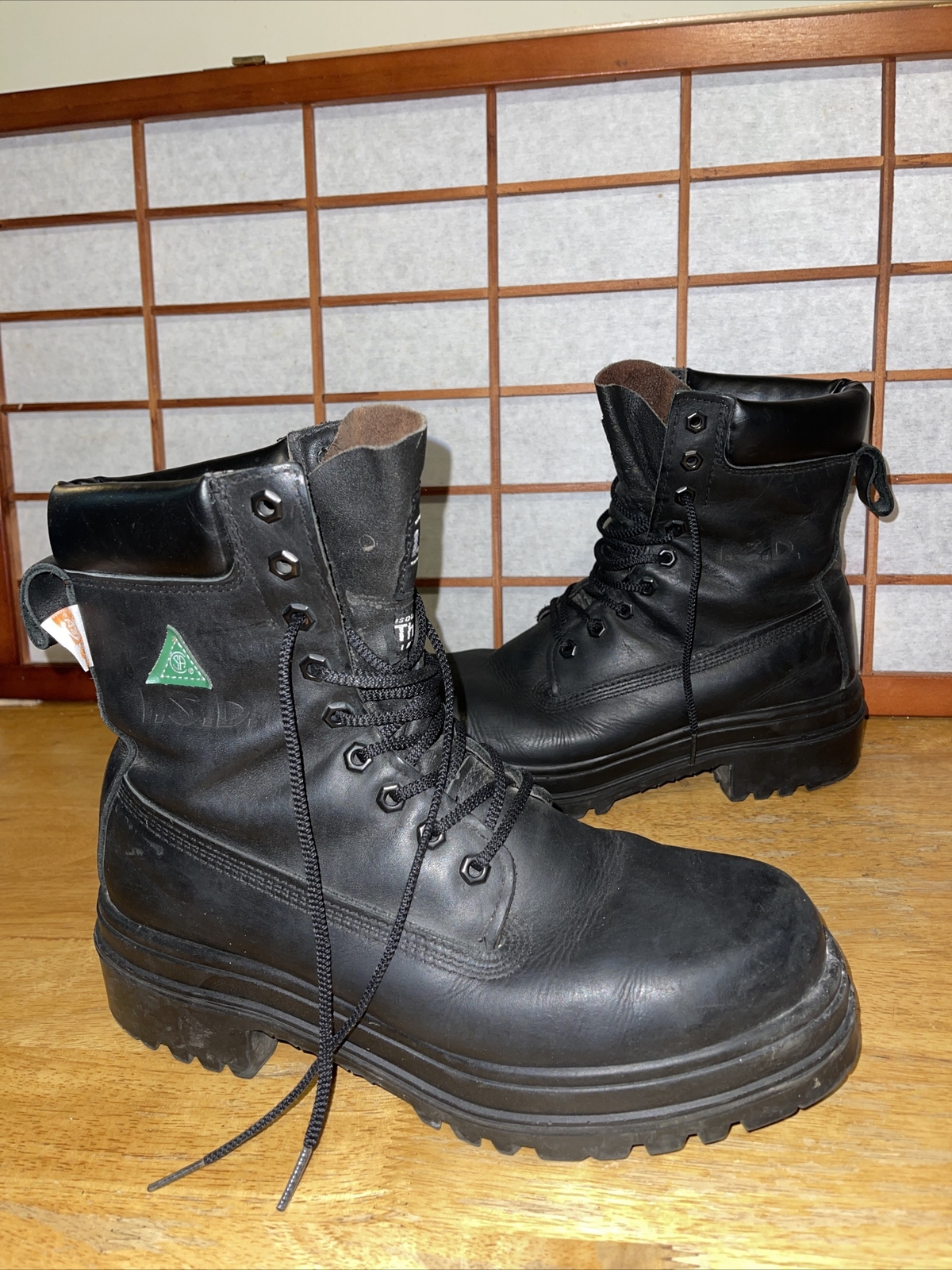 I.S.D Vibram safety toe working boots 