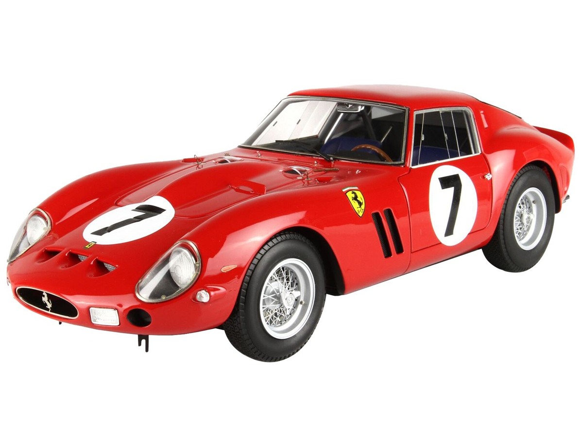 FERRARI 330 GTO #7 24H LE MANS 1960 & DISPLAY CASE 1/18