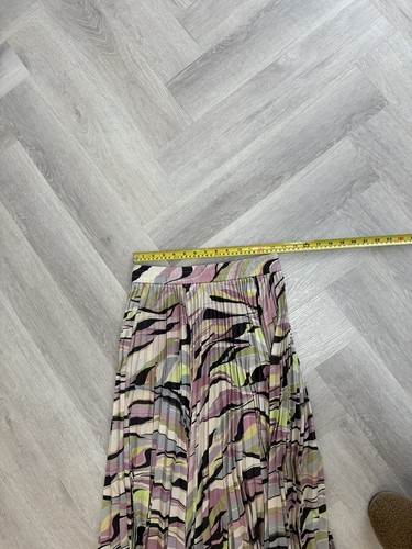 Ted Baker Miiah Plisado Pañuelo Midaxi Dobladillo Falda Talla TB2/UK10 RRP£150 NUEVO - Imagen 8 de 13