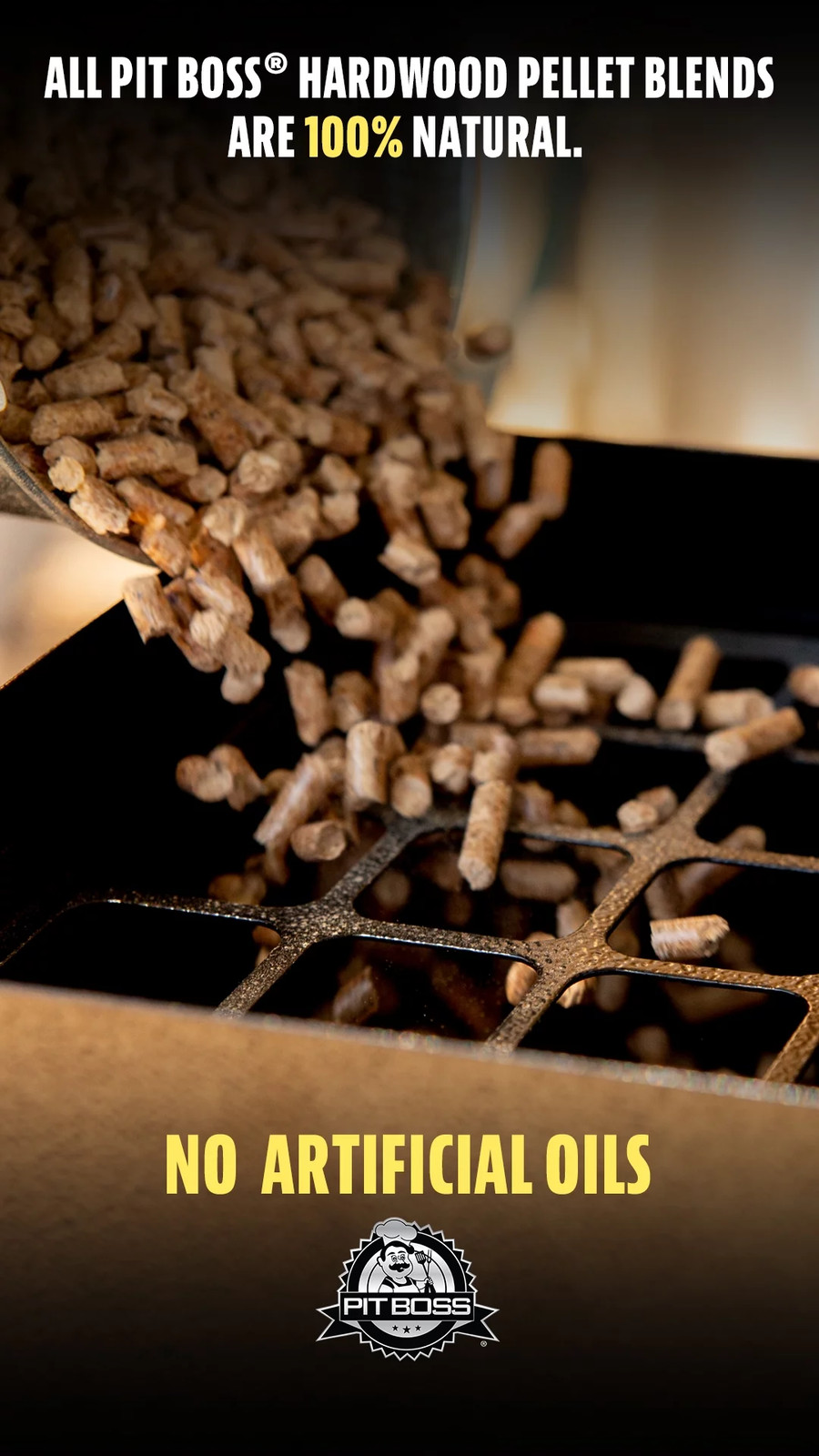 100% All-Natural Hardwood Classic Blend BBQ Grilling Pellets, 40 Pound