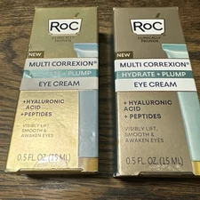 Roc Multi Correxion Hydrate + Plump Eye Cream 0.5 fl oz (15ml) each-2 Pack