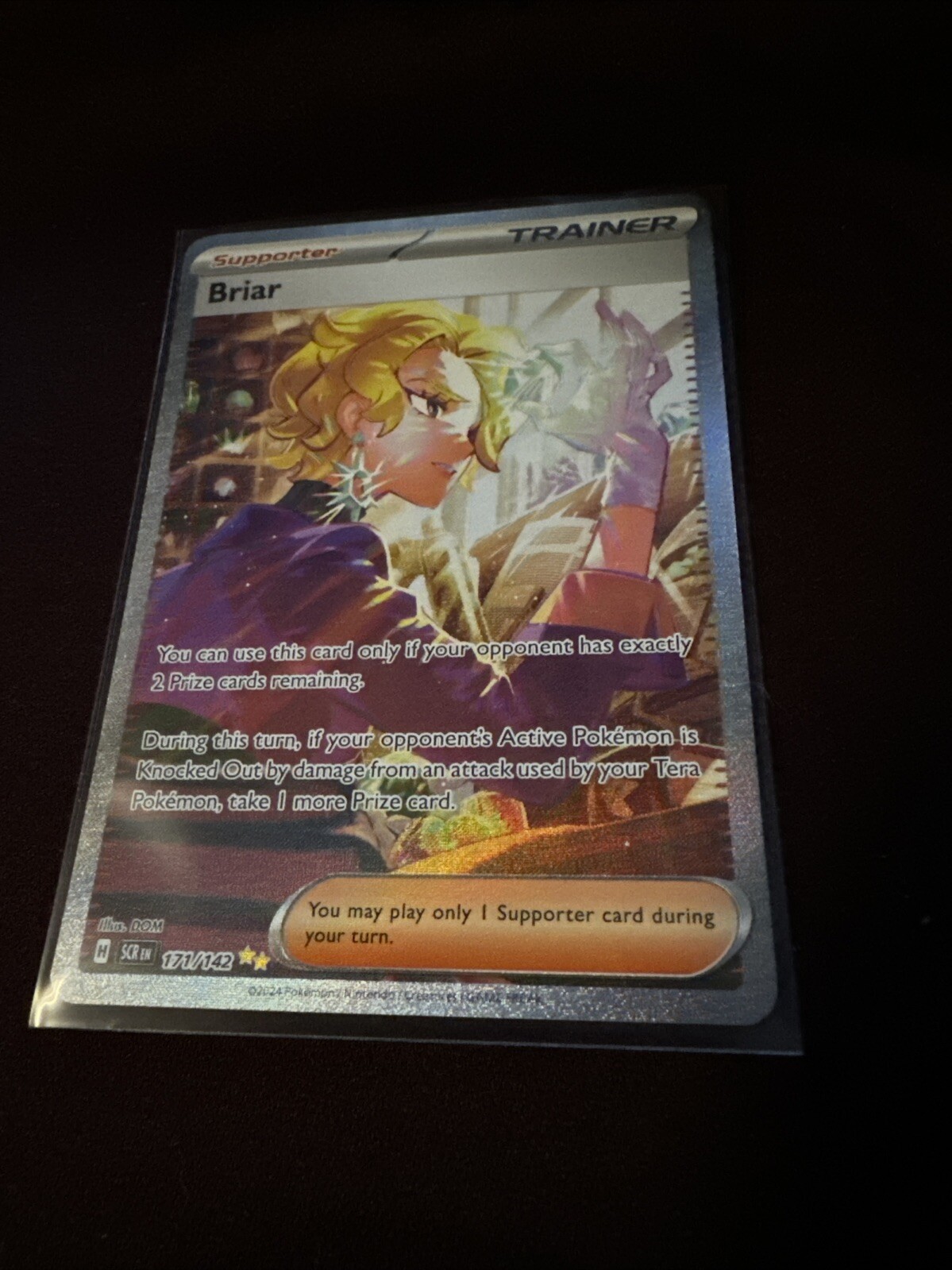 Briar 171/142 Special Illustration Rare Pokemon Scarlet & Violet - Stellar Crown