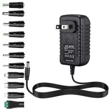 5V 1A Charger Power Cord AC Adapter 5V DC for Regulated Switching with 11 Int...