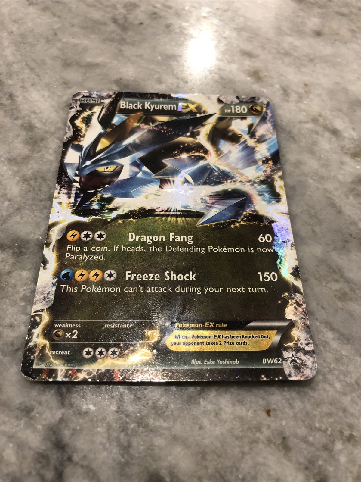 Pokémon TCG Black Kyurem-EX BW Black Star Promos BW62 Holo Promo | eBay