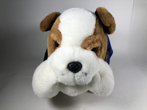 Ocean Trading Plush Bulldog Brown White British Flag Outfit 13” Stuffed Animal - Picture 5 of 17