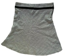 NW Nordstroms Tag Womens Large DMBM Knee Length Skirt Black White Made in USA