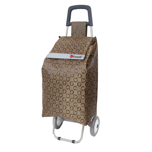 Carrito de compras plegable plegable grande de 2 ruedas 50L con bolsillo delantero aislado - Imagen 10 de 10
