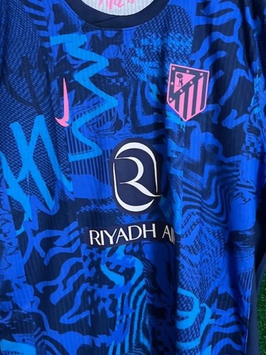 Men's Nike Atletico Madrid 24-25 Authentic Third Jersey Blue FZ6276-492 Size 2XL - Picture 2 of 3